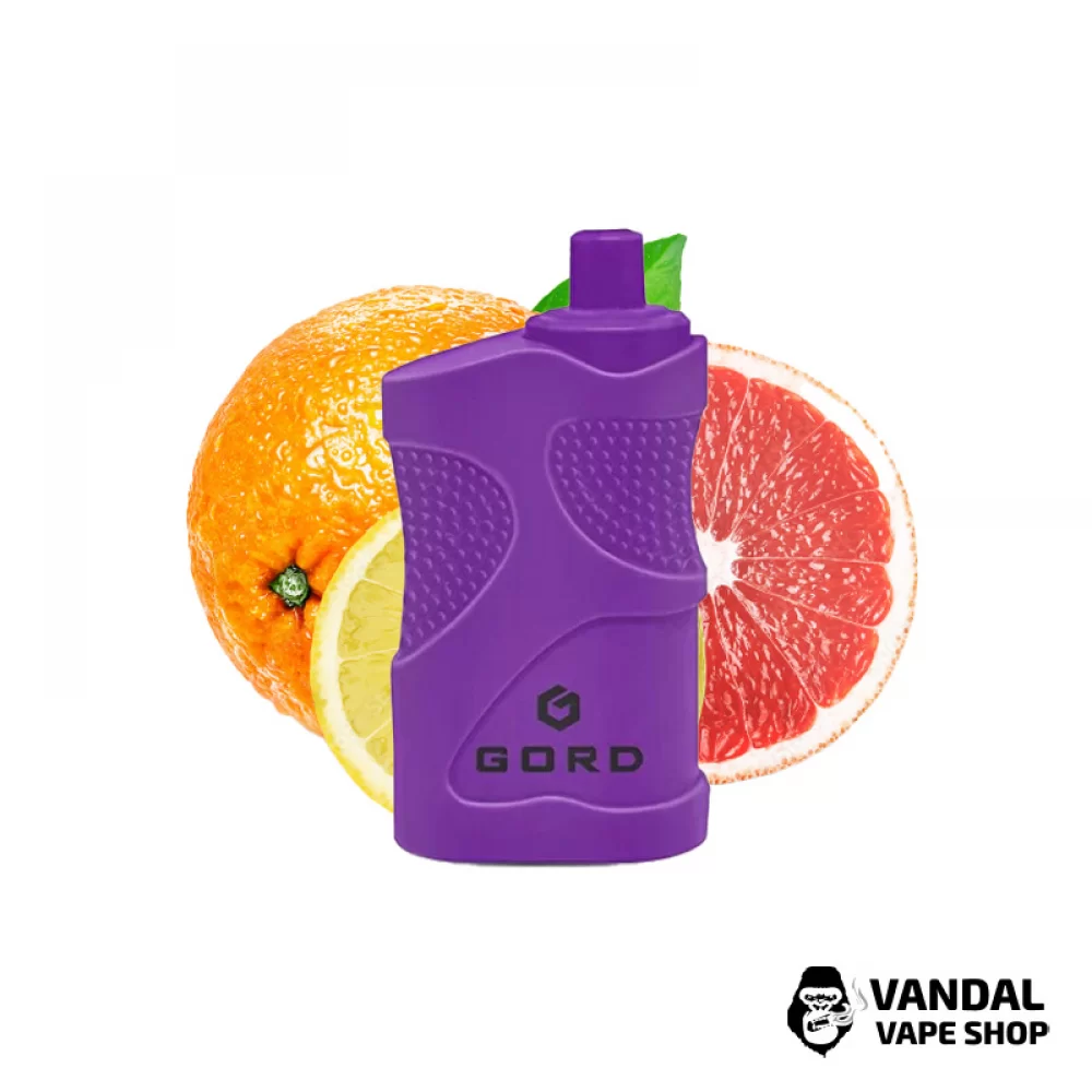 Одноразова Pod система Gord 4000 550 маг 5% на 4000 затяжок зі смаком грейпфрута та лимона Одноразова Pod система Gord 4000 550 маг 5% на 4000 затяжок зі смаком грейпфрута та лимона